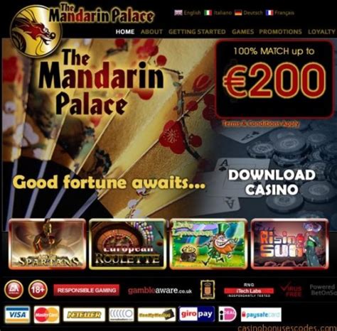 mandarin casino no deposit bonus